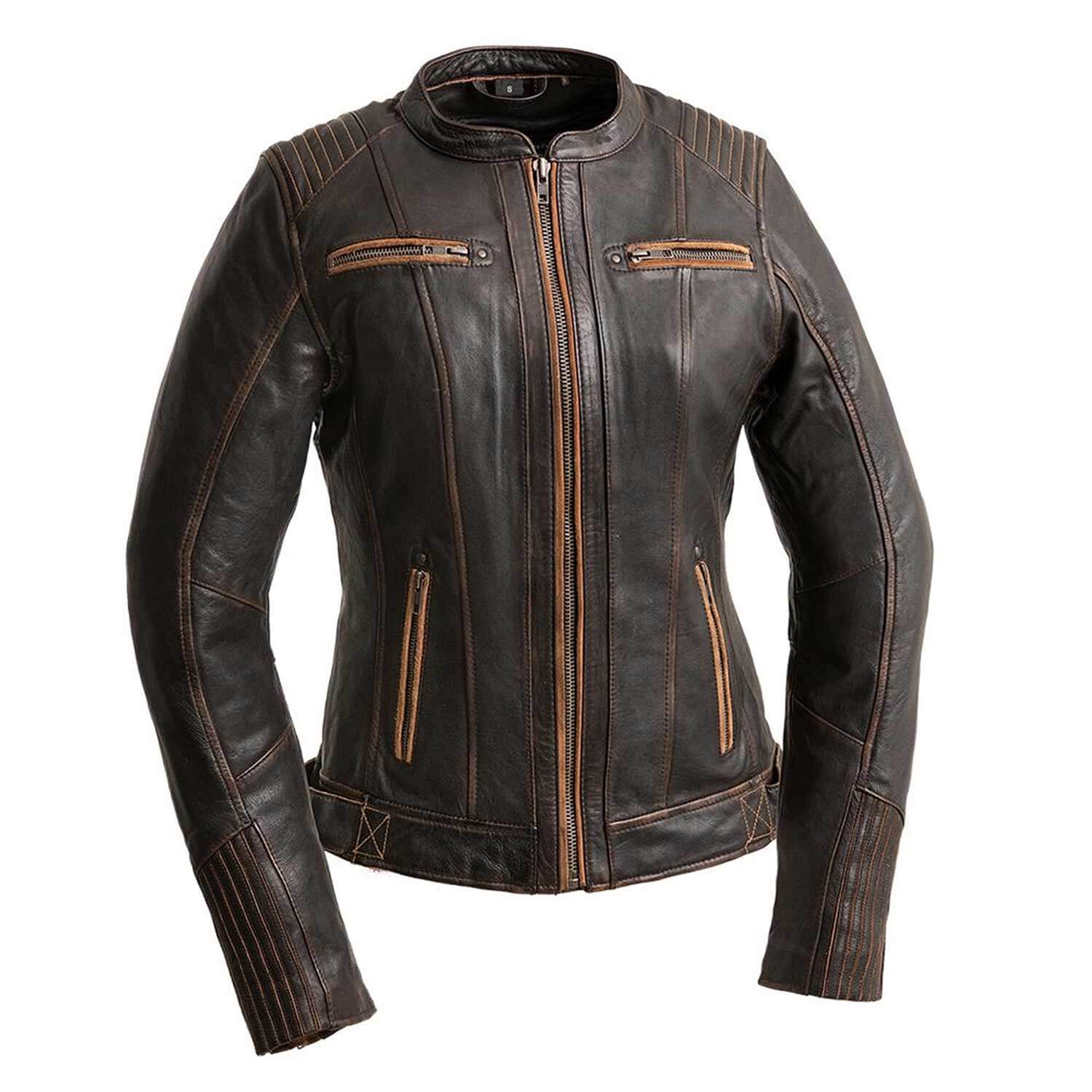 Woman Biker Leather Jackets